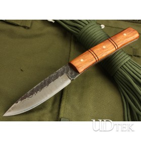 Hand-made Bamboo handle pattern no logo fixed blade length UD40606 